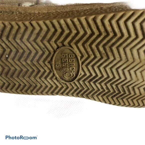 beach feet boots Tan cow suede upper wool lining size 8 women’s men's 5 READ - Picture 8 of 8
